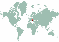 Nesvady in world map